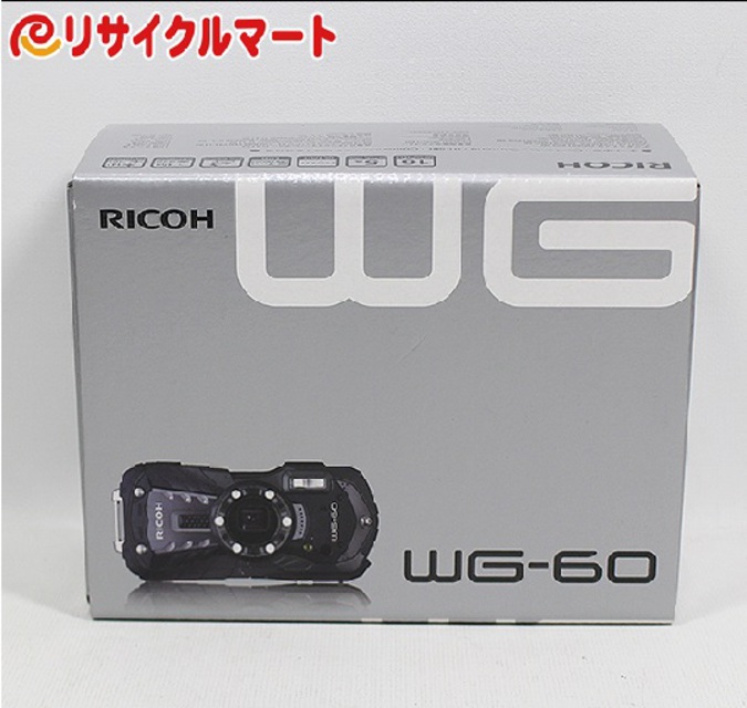 【未使用 RICOH WG-60 BK デジタルカメラ】士別市のお客様から買取しました!!｜総合リユースショップ リサイクルマート - 名寄店